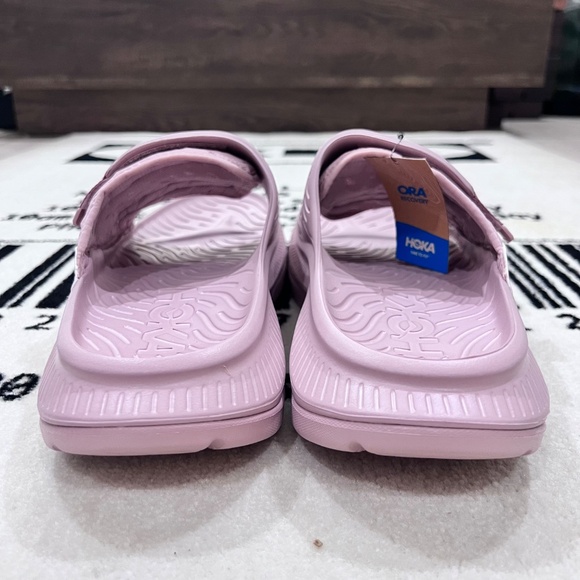 Hoka Ora Luxe Recovery Slides PALE MAUVE / WISTFUL MAUVE - Picture 5 of 8